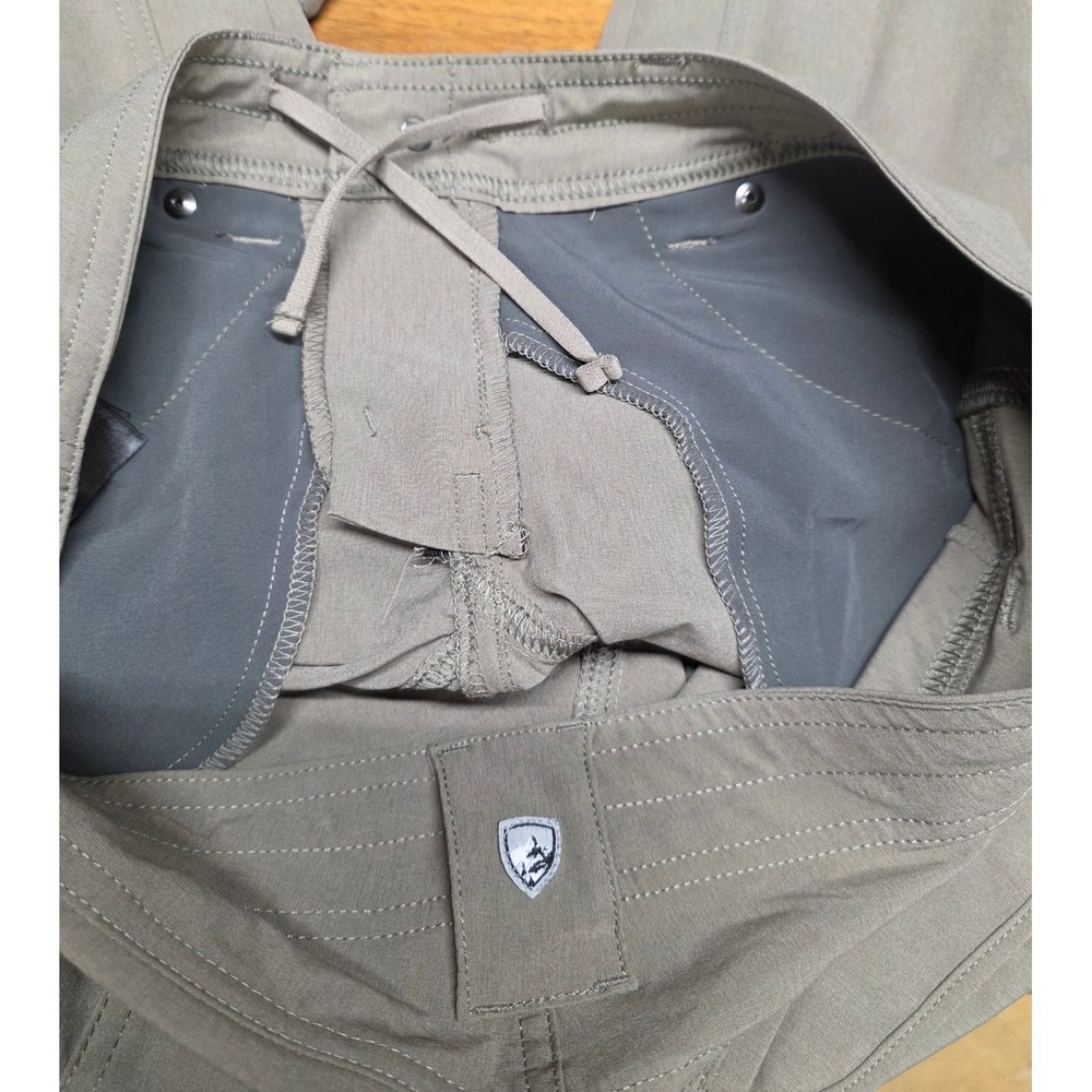 KUHL Splash Roll-Up Cargo Pants Womens 4 Regular Khaki Excellent Hiking Utility - Picture 6 of 15